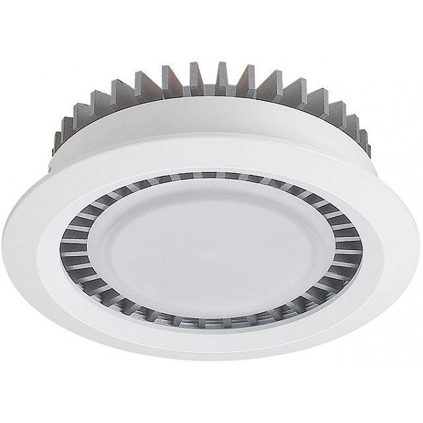 фото Встраиваемый светильник TURBO 142.1-10W-WT/GR Ideal lux