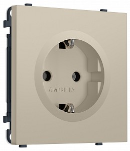Розетка с заземлением, без рамки MS MS346010
