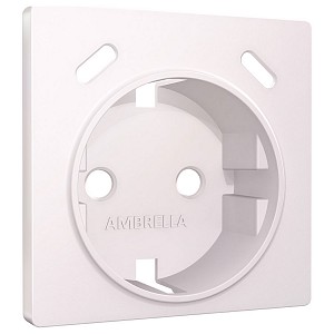 Накладка для розетки с заземлением и со шторками и 2хUSB type С ALFA AP2105
