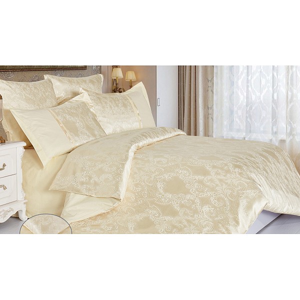 

Комплект семейный Satin jacquard, Шампань, Satin jacquard