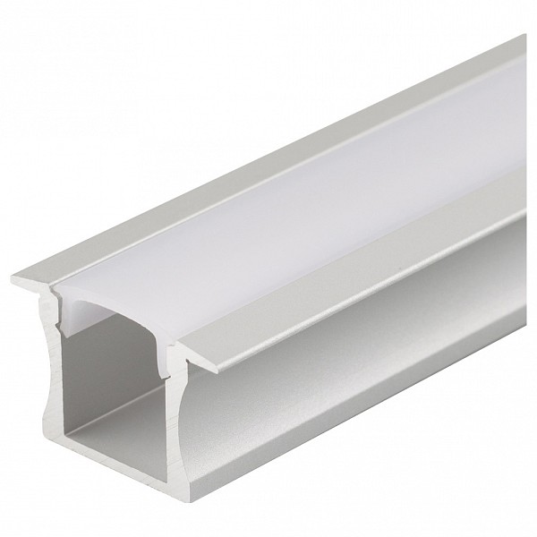 

Профиль встраиваемый [2 м] ALU-SLIM-H15-F-2000 ANOD+FROST 018243, ALU-SLIM-H15-F-2000 ANOD+FROST 018243
