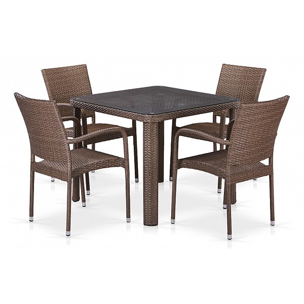

Набор уличный T341B/Y376-W773-90x90 4Pcs Brown, T341B/Y376-W773-90x90 4Pcs Brown