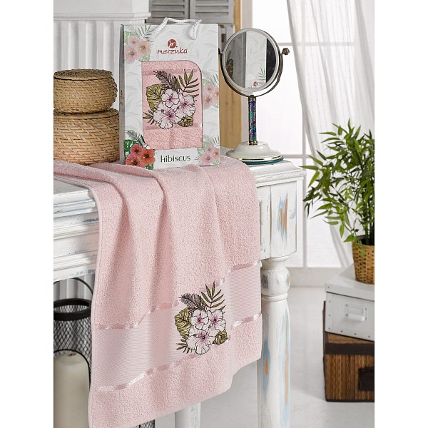 

Полотенце для лица (50x80 см) Hibiscus, Розовый, (50x80 см) Hibiscus