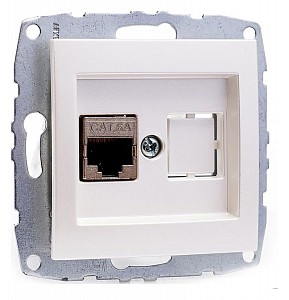 Розетка Ethernet RJ-45 без рамки Despina / Larissa 500-002505-125