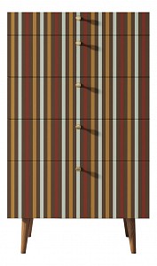 Комод Berber Принт 20 (коричневый в полоску Print 20)