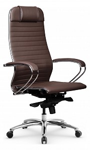 Кресло офисное K-1.04 MPES, темно-коричневый, экокожа