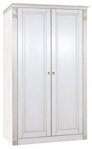 Шкаф 2-х дверный Вероника К-7 (бодего светлый, ясень патина) 