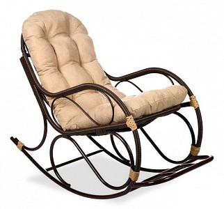 Кресло-качалка с подножкой