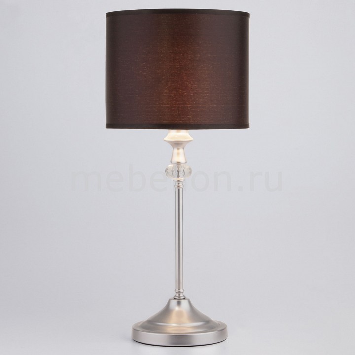 фото Настольная лампа декоративная Ofelia 01049/1 серебро Eurosvet