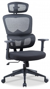 Кресло Chairman CH560, черный, полиэстер, сетчатый акрил