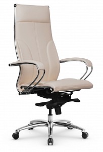Кресло Lux, светло-бежевый, экокожа
