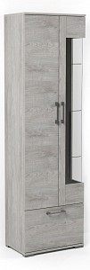 Шкаф 3-х дверный Денвер (риббек серый) 