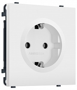 Розетка с заземлением, без рамки MS MS126010