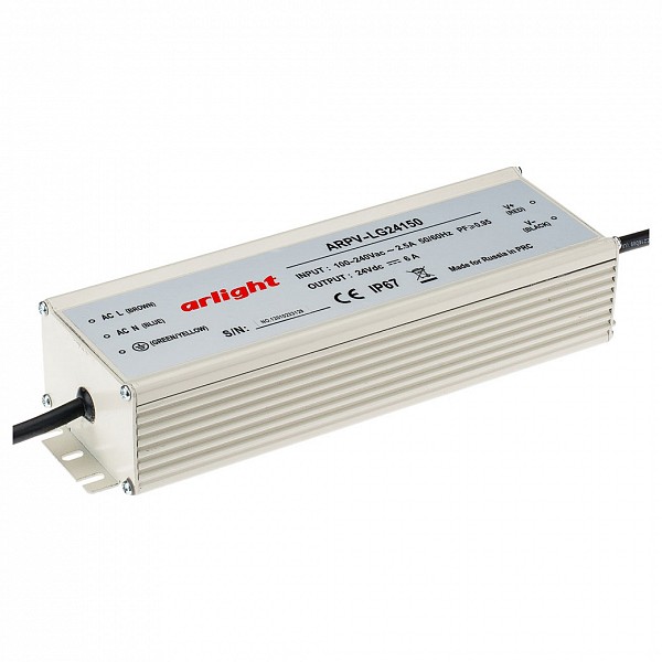 

Блок питания 24В 150Вт ARPV-LG24150-PFC (24V, 6.3A, 150W), 24В 150Вт ARPV-LG24150-PFC (24V, 6.3A, 150W)