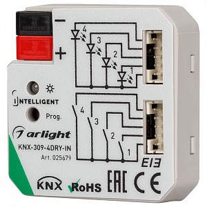 Контроллер штор Intelligent KNX-309-4DRY-IN (BUS)