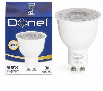 Лампа светодиодная [LED] Donel GU10 9W 3000K
