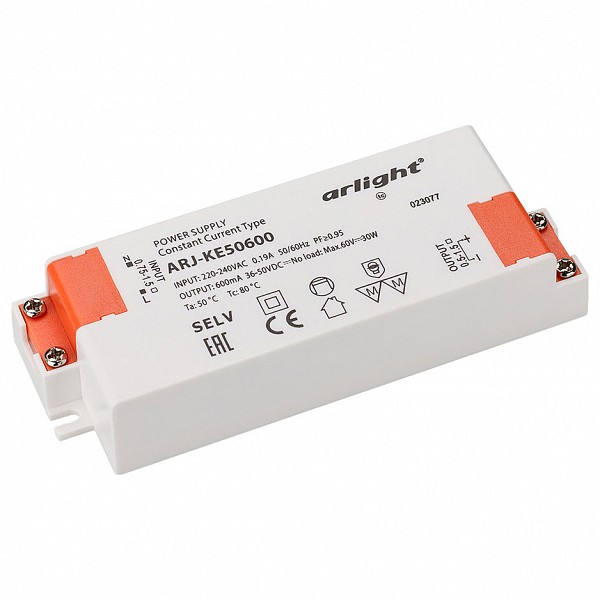 

Блок питания 36-50В 30Вт ARJ-KE50600 (30W, 600mA, PFC), 36-50В 30Вт ARJ-KE50600 (30W, 600mA, PFC)