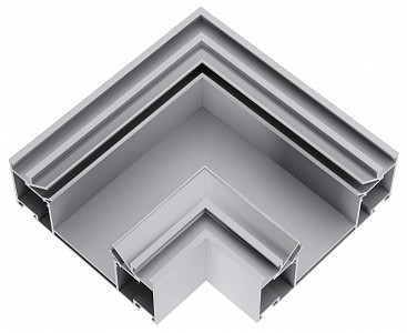 Соединитель угловой L-образный для треков накладных SKYLINE 48+ ST1047.599.00