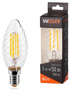 Лампа светодиодная [LED] Wolta E14 5W 4000K