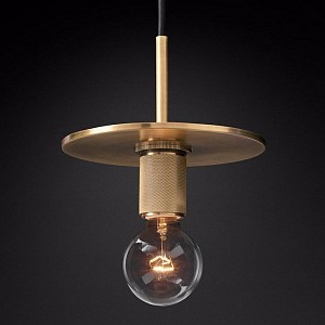 Светильник потолочный Imperiumloft Rh Utilitaire Disk Shade Pendant (Китай)