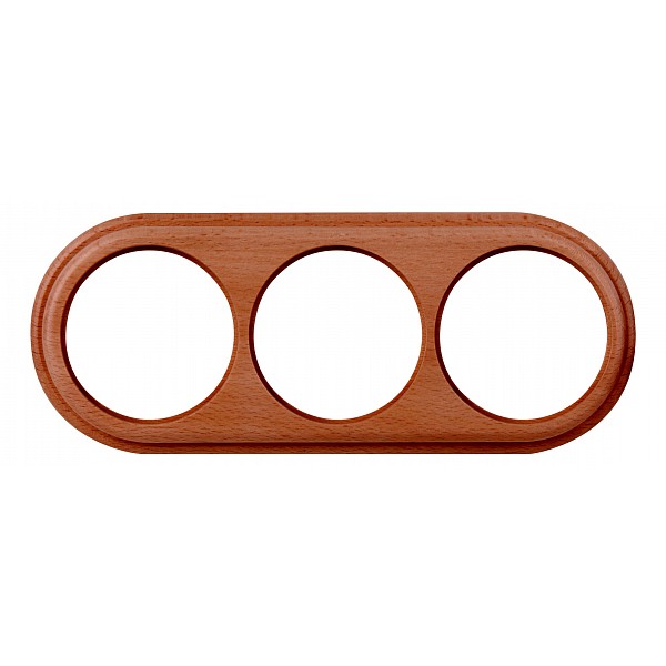 

Рамка на 3 поста WL15-frame-03 a037247, Итальянский орех, WL15-frame-03 a037247