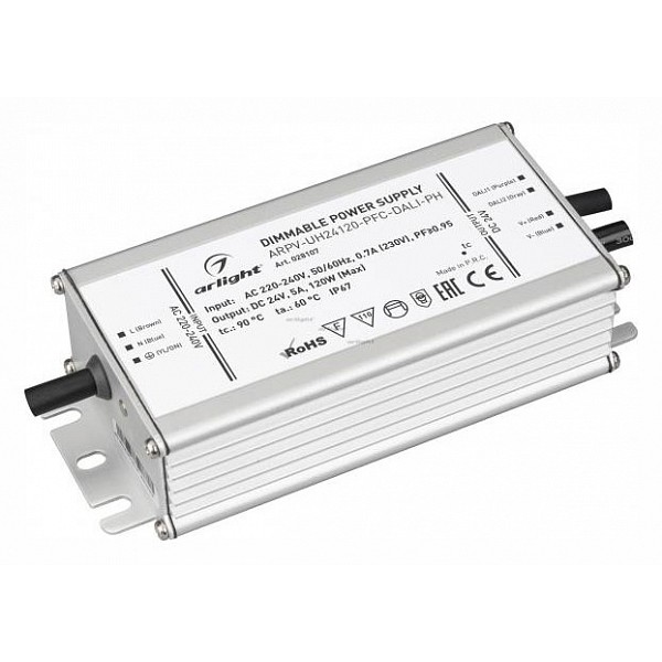 

Блок питания ARPV-UH24120-PFC-DALI-PH 120Вт 24В 028107, ARPV-UH24120-PFC-DALI-PH 120Вт 24В 028107