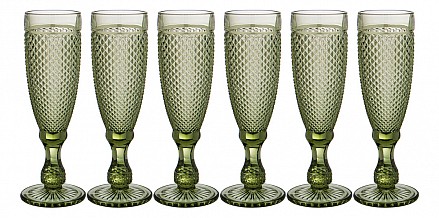 Набор из 6 бокалов для шампанского Гранат 781-153