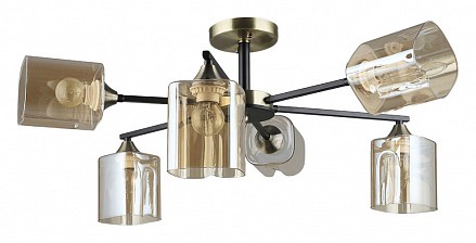 Люстра на штанге Arte Lamp Merci A4185PL-6BK (Италия)