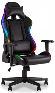 Игровое кресло TopChairs GMM-080, черный, экокожа