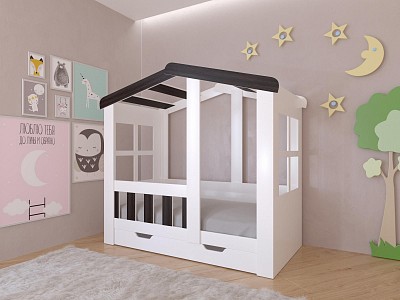Односпальная кровать для детской комнаты Астра RVM_ASTRADYA-35-7