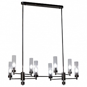 Люстра на штанге AM-Group INDIGO INDIGO SPL8 PEARL BLACK (Испания)