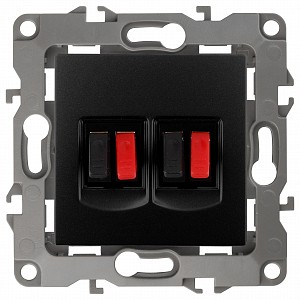 Розетка акустическая без рамки Эра 12 12-3112-05 Розетка акустическая без рамки Эра 12 12-3112-05