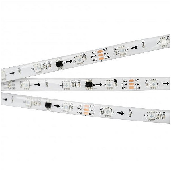 

Лента светодиодная [5 м] SPI-5000SE-5060-30 12V Cx3 RGB (10mm, 7.2W/m, IP65) 026369(1), SPI-5000SE-5060-30 12V Cx3 RGB (10mm, 7.2W/m, IP65) 026369(1)