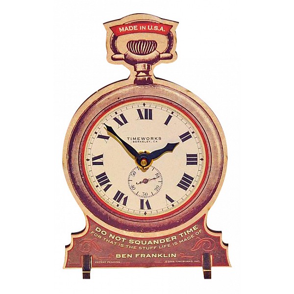 

Настольные часы (12x18 см) Pocket Watch POTPWR, Бежевый, (12x18 см) Pocket Watch POTPWR