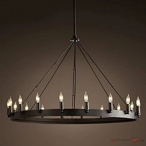 Подвесная люстра Imperiumloft Camino Round Chandelier 74992-22 (Китай)