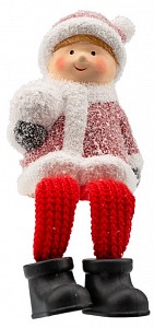 Снеговик световой Мальчик с подвесными ножками 505-024