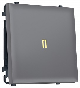 Выключатель одноклавишный с подсветкой без рамки MS MS862010
