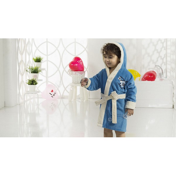 

Халат детский (6-7 лет) Snop, Синий (саксен), (6-7 лет) Snop