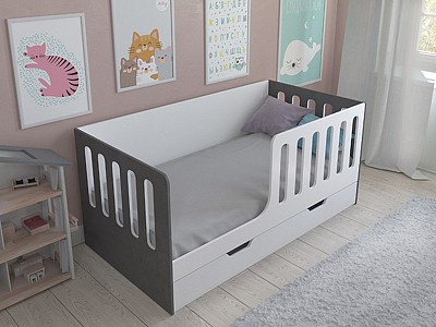 Кровать для детской комнаты Астра 12 RVM_ASTRA12YA-35-10