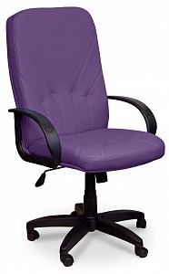 Компьютерное кресло Менеджер, фиолетовый, экокожа