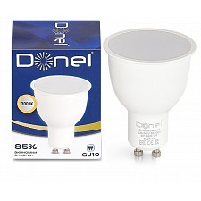 Лампа светодиодная DN03 GU10 220В 9Вт 3000K DN03004W9GU10