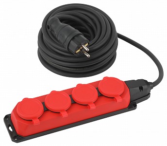 Удлинитель  UK-4e-3x1,5-10m-IP44(KG)