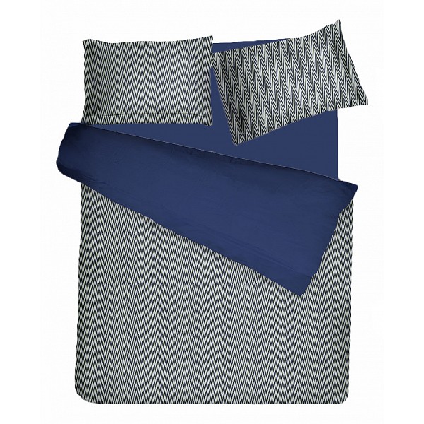 

Комплект евростандарт Twist Dark, Twist Dark, Бежевый;синий