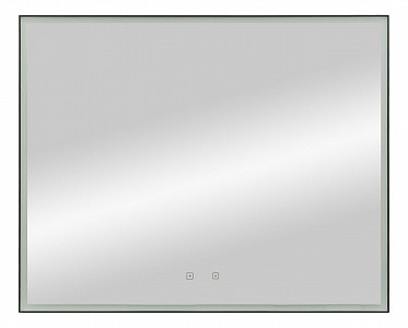 Зеркало настенное с подсветкой (100x80 см) Arezzo AM-Are-1000-800-DS-FC-H-Nero