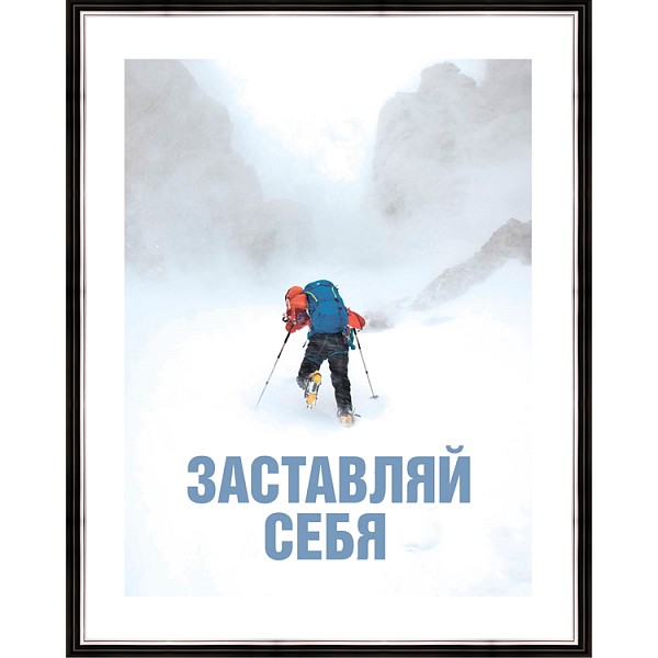 

Картина (40х50 см) Заставляй себя BE-103-499, Белый, (40х50 см) Заставляй себя BE-103-499