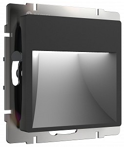 Заглушка для поста с подсветкой, без рамки черный WRK_a051615Настенный светильник черный Werkel (Швеция)