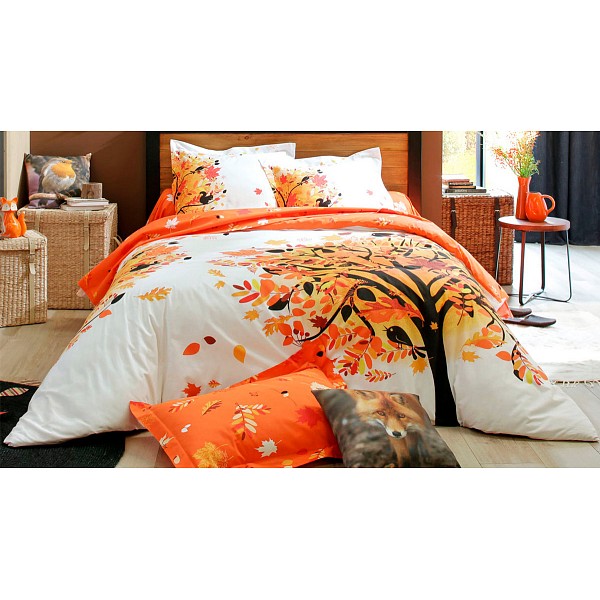 

Комплект полутораспальный Satin lux, Белый;оранжевый, Satin lux