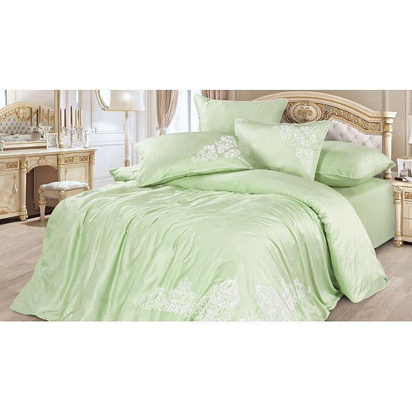 

Комплект евростандарт Bamboo Satin, Зеленый, Bamboo Satin