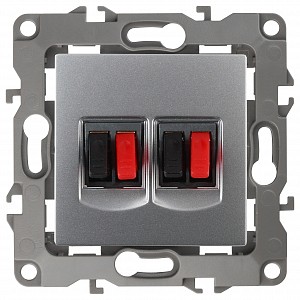 Розетка акустическая без рамки Эра 12 12-3112-03 Розетка акустическая без рамки Эра 12 12-3112-03