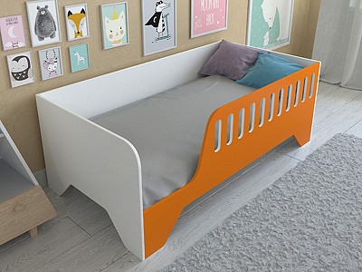 Односпальная кровать в детскую комнату Астра 13 RVM_ASTRA13-35-04